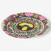 Assiettes En Carton Félicitations à votre Mariage (Angle)