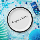 Assiettes En Carton Félicitations au Pageant Party Paper Plate (Fête)