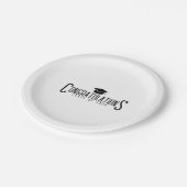 Assiettes En Carton Félicitations aux finissants de la promotion en Bl (Angle)