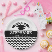 Assiettes En Carton Félicitations Diplômé - Fête de la Graduation (Fête)