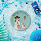 Assiettes En Carton Félicitations Vétérinaire Docteur DVM Graduation (Fête)