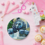 Assiettes En Carton Feline Estemée (Fête)