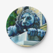 Assiettes En Carton Feline Estemée (Devant)