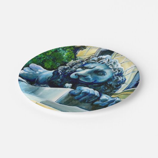 Assiettes En Carton Feline Estemée (Angle)