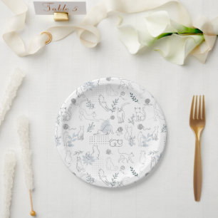 Assiettes En Carton Felinetrovert pour amoureux de les chats sur un