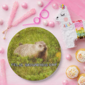 Assiettes En Carton Feliz Groundhog Day! plaques papier (Fête)
