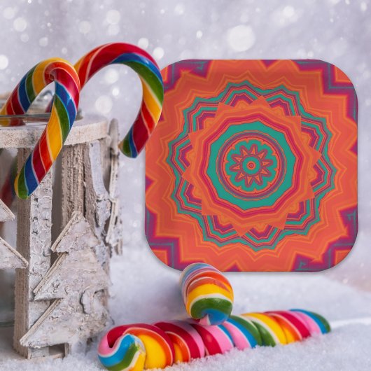 Assiettes En Carton Feliz Navidad