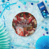 Assiettes En Carton ¡Feliz Navidad! Joyeux Noël en espagnol wf (Fête)