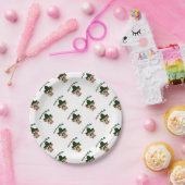 Assiettes En Carton Feliz Navidad Monkey (Fête)