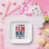 Assiettes En Carton Felon Hillbilly 2024 Trump Vance 2024 Election (Fête)