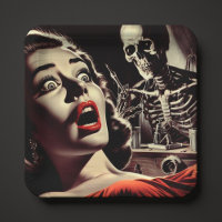 Femme d'horreur Pulp Vintage