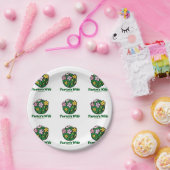 Assiettes En Carton Femme pastorale - Fleurs (Fête)