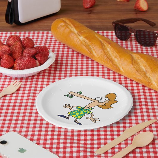 Assiettes En Carton Femme Qui A Dit Mensonges