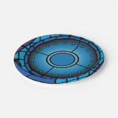 Assiettes En Carton Fenêtre en verre tendu de l'église (Angle)