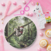 Assiettes En Carton Fente De Noël Dans Rainforest (Fête)