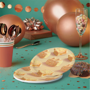 Assiettes En Carton Fer T : motif de gâteau d'ananas de Taiwan