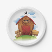 Assiettes En Carton Ferme (Devant)