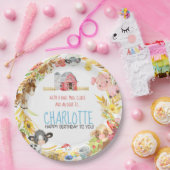 Assiettes En Carton Ferme Barnyard Animal Anniversaire (Fête)