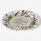 Assiettes En Carton Ferme rustique grange douche botanique (Angle)