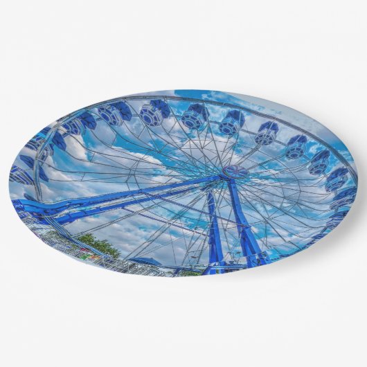 Assiettes En Carton Ferris Wheel (Angle)