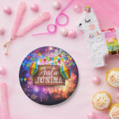 Assiettes En Carton Festa Junina Fireworks (Fête)