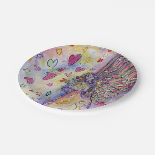 Assiettes En Carton Festif Angel personnalisé Plaques de papier fêtes (Angle)