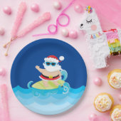 Assiettes En Carton Festif de Noël de Père Noël Holiday (Fête)