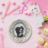 Assiettes En Carton Festif Holiday Silver Frame Photo (Fête)