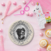 Assiettes En Carton Festif Holiday Silver Frame Photo (Fête)