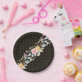 Assiettes En Carton Festif Night Blooms (Fête)