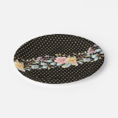 Assiettes En Carton Festif Night Blooms (Angle)