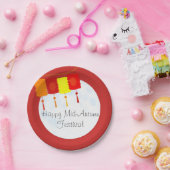 Assiettes En Carton Festival chinois de la Moon à la mi-automne (Fête)