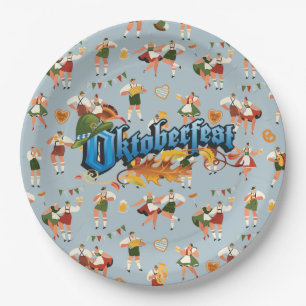 Assiettes En Carton Festival d'Oktoberfest 