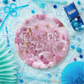 Assiettes En Carton Festival japonais de fleurs de cerisiers roses Hap (Fête)