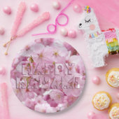 Assiettes En Carton Festival japonais de fleurs de cerisiers roses Hap (Fête)