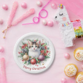 Assiettes En Carton Festivals dans une couronne de vacances 5 - (Fête)