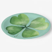 Assiettes En Carton Festivals et Shamrocks (Angle)