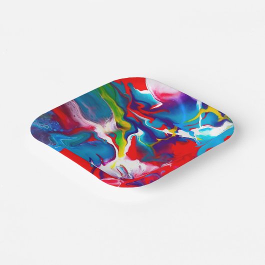 Assiettes En Carton Festive (Angulaire)