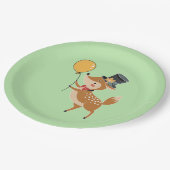 Assiettes En Carton Festive animals - Fawn (Angle)