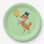 Assiettes En Carton Festive animals - Fawn (Devant)