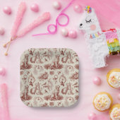 Assiettes En Carton Festive Dog Lover Letter A Christmas Plates (Fête)