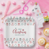 Assiettes En Carton Festive Elegance Christmas Paper Plates (Fête)