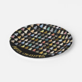 Assiettes En Carton Festive Fir Trees, Fête de Noël (Angle)