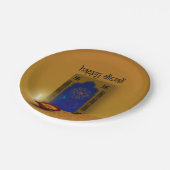 Assiettes En Carton Festive Happy Diwali Fireworks - Plaque en papier (Angle)