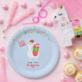 Assiettes En Carton Festive Llama Christmas (Fête)