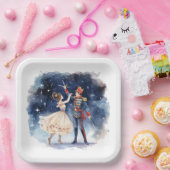 Assiettes En Carton Festive Noël noisette fête papier (Fête)