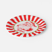 Assiettes En Carton Festive Père Noël "Crois" Plaque de papier de Noël (Angle)