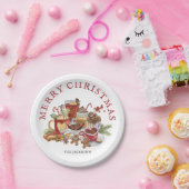 Assiettes En Carton Festive Sweet Traitements Joyeux Noël Vaisselle (Fête)