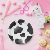 Assiettes En Carton Fête à thème à l'impression de vaches, taches à va (Fête)