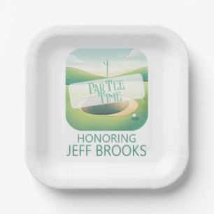 Assiettes En Carton Fête à thème de golf